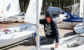 Beveik 200 buriuotojų Nidoje orai nepašykštėjo iššūkių