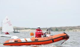 Beveik 200 buriuotojų Nidoje orai nepašykštėjo iššūkių