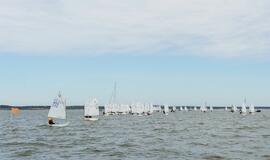 Beveik 200 buriuotojų Nidoje orai nepašykštėjo iššūkių