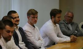 Meras pasveikino Lietuvos rankinio lygos čempionus