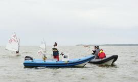 Beveik 200 buriuotojų Nidoje orai nepašykštėjo iššūkių