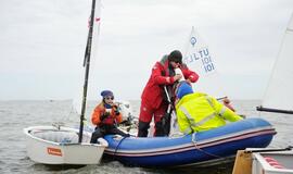 Beveik 200 buriuotojų Nidoje orai nepašykštėjo iššūkių