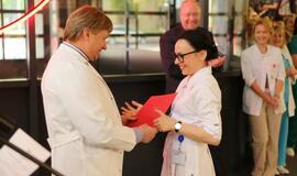 Respublikinėje Klaipėdos ligoninėje pasveikinti slaugytojai