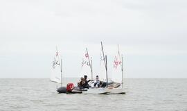 Beveik 200 buriuotojų Nidoje orai nepašykštėjo iššūkių