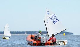Beveik 200 buriuotojų Nidoje orai nepašykštėjo iššūkių