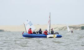 Beveik 200 buriuotojų Nidoje orai nepašykštėjo iššūkių