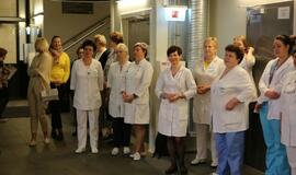 Respublikinėje Klaipėdos ligoninėje pasveikinti slaugytojai