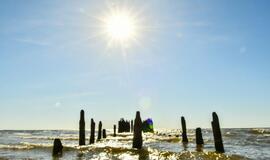 Pasivaikščiojimas pajūriu Šventojoje