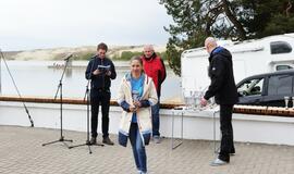 Beveik 200 buriuotojų Nidoje orai nepašykštėjo iššūkių