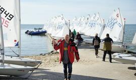 Beveik 200 buriuotojų Nidoje orai nepašykštėjo iššūkių