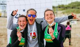 Olimpinės dienos sūkuryje paaiškėjo Lietuvos paplūdimio tinklinio studentų čempionai