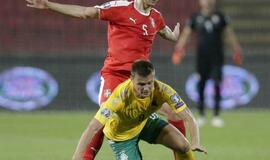 Serbija sutriuškino Lietuvos futbolo rinktinę