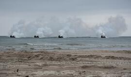 Nemirsetos paplūdimyje vyko pratybų BALTOPS 2019 karių išsilaipinimo operacija