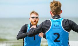 Olimpinės dienos sūkuryje paaiškėjo Lietuvos paplūdimio tinklinio studentų čempionai