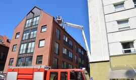 Klaipėdos senamiestyje kilo gaisras