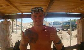 Sergejus Maslobojevas-Kuvalda vyriškai atostogavo Jordanijoje