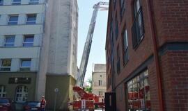 Klaipėdos senamiestyje kilo gaisras