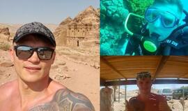 Sergejus Maslobojevas-Kuvalda vyriškai atostogavo Jordanijoje