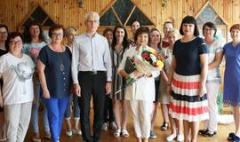 Už ilgametį darbą padėkota Gargždų „Saulutės“ direktorei