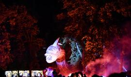 „Plasticiens Volants“ spektaklis "Perlas"Klaipėdos piliavietėje