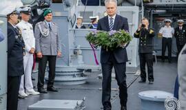 Jūra sužydėjo gėlėmis – pagerbti žuvusieji