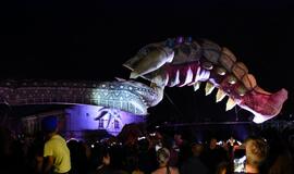 „Plasticiens Volants“ spektaklis "Perlas"Klaipėdos piliavietėje