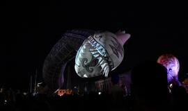 „Plasticiens Volants“ spektaklis "Perlas"Klaipėdos piliavietėje