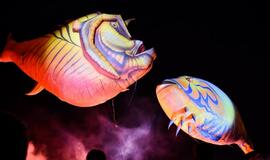 „Plasticiens Volants“ spektaklis "Perlas"Klaipėdos piliavietėje