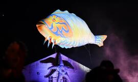 „Plasticiens Volants“ spektaklis "Perlas"Klaipėdos piliavietėje