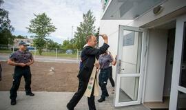 Gargžduose duris atvėrė naujasis policijos pastatas