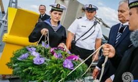 Jūra sužydėjo gėlėmis – pagerbti žuvusieji