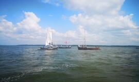 „Dangės flotilė“ vyko prieš vėją