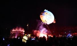 „Plasticiens Volants“ spektaklis "Perlas"Klaipėdos piliavietėje