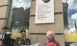 J. Lėbarto atminimo lentos atidengimas