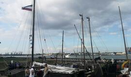 „Dangės flotilė“ vyko prieš vėją