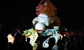 „Plasticiens Volants“ spektaklis "Perlas"Klaipėdos piliavietėje