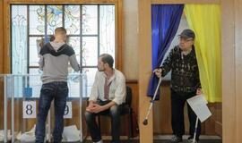 Ukrainoje vyksta parlamento rinkimai