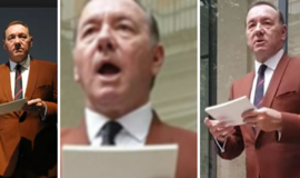 Kevinas Spacey pirmą kartą po dvejų metų pertraukos pasirodė viešumoje