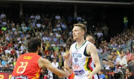 Lietuvos krepšininkai pralaimėjo Ispanijos rinktinei