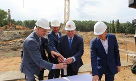 Klaipėdos futbolo mokyklos statybų pradžia
