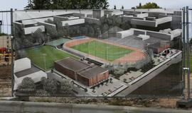 Klaipėdos futbolo mokyklos statybų pradžia