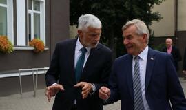 Klaipėdos rajone lankėsi Seimo Pirmininkas Viktoras Pranckietis