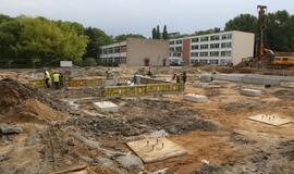 Klaipėdos futbolo mokyklos statybų pradžia