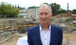 Klaipėdos futbolo mokyklos statybų pradžia