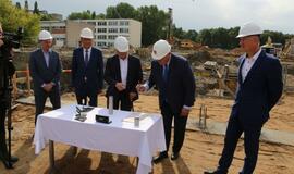 Klaipėdos futbolo mokyklos statybų pradžia