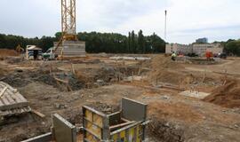 Klaipėdos futbolo mokyklos statybų pradžia