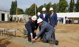 Klaipėdos futbolo mokyklos statybų pradžia