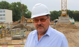 Klaipėdos futbolo mokyklos statybų pradžia