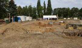 Klaipėdos futbolo mokyklos statybų pradžia