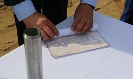 Klaipėdos futbolo mokyklos statybų pradžia